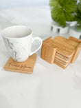 Load image into Gallery viewer, Custom Acacia Wood Coaster Set