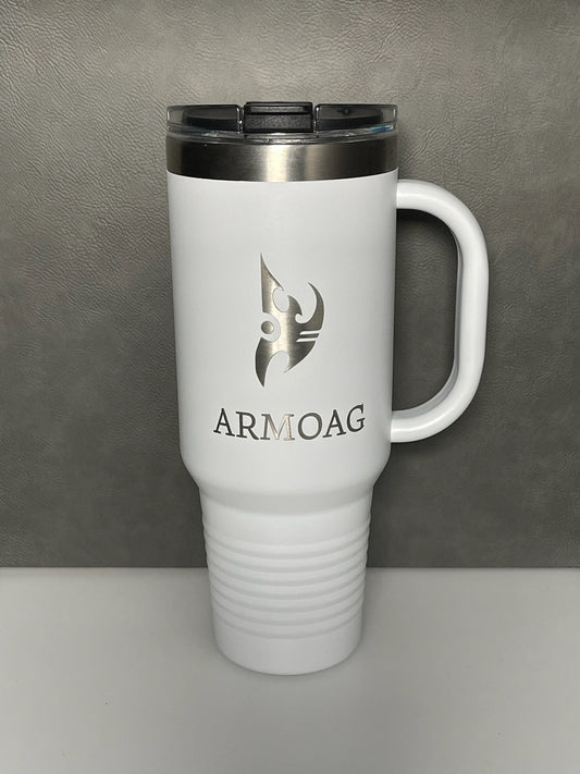Engraved 40 oz Tumbler with Handle