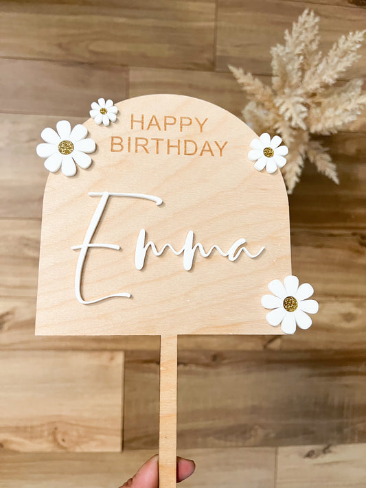 Daisy Cake Topper