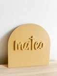 Load image into Gallery viewer, Acrylic Arch Name Announcement