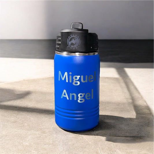 Engraved 12oz Kids Water Bottle
