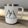 Load image into Gallery viewer, Personalized 15 oz Stainless Steel Coffee Cup