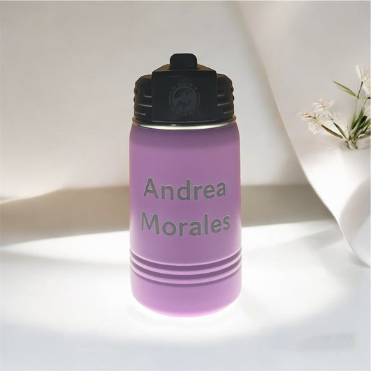 Engraved 12oz Kids Water Bottle