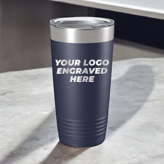 Engraved 20 oz Stainless Steel Coffee Tumbler.